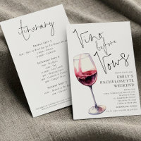 Elegant Vino Before Vows Bachelorette Weekend