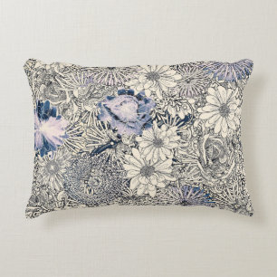 Elegant Vintage Abstract Floral Background    Decorative Cushion