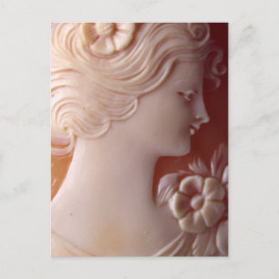 Elegant vintage Antique Cameo Postcard