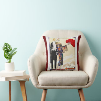 Elegant Vintage Art Deco Cushion