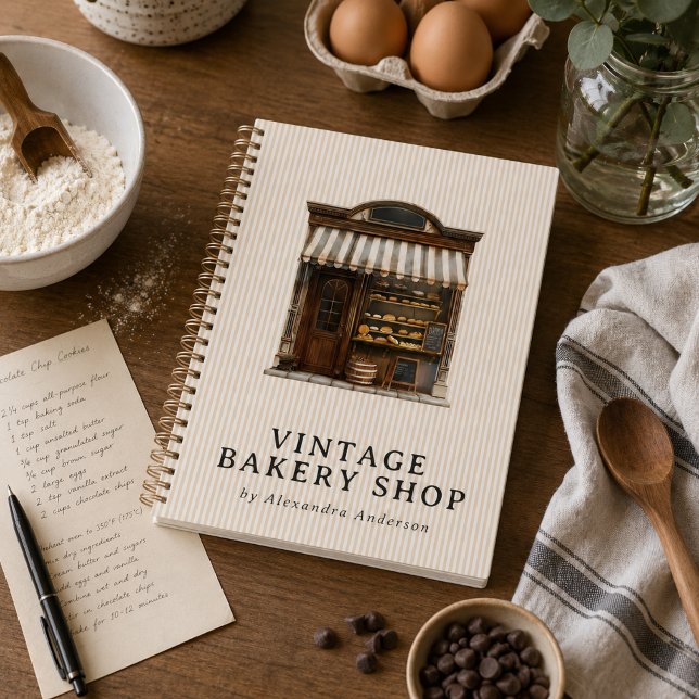 Elegant Vintage Bakery Shop Planner (Creator Uploaded)