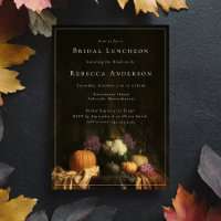 Elegant Vintage Baroque Pumpkin Fall Bridal Shower