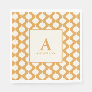 Elegant vintage bauble Christmas party Napkin