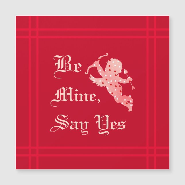 Elegant Vintage Be Mine Valentine's Day (Front)