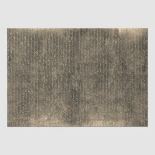 Elegant Vintage Beige Brown Handwritten Letter  Tissue Paper