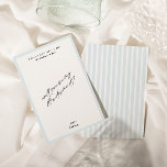 Elegant Vintage Blue Bridesmaid Proposal Card<br><div class="desc">This timeless card exudes sophistication with its vintage-inspired design in a serene blue hue. The delicate details and classic aesthetic make it a perfect choice for inviting your cherished friends to be part of your bridal party. The soft blue colour adds a touch of tranquillity and elegance, setting the tone...</div>