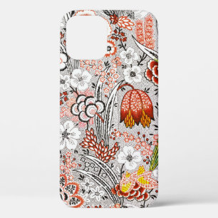 Elegant Vintage Boho Abstract Floral Artwork   iPhone 12 Pro Case