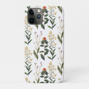 Elegant Vintage Botanical Nature Lover Wildflowers iPhone 11 Pro Case