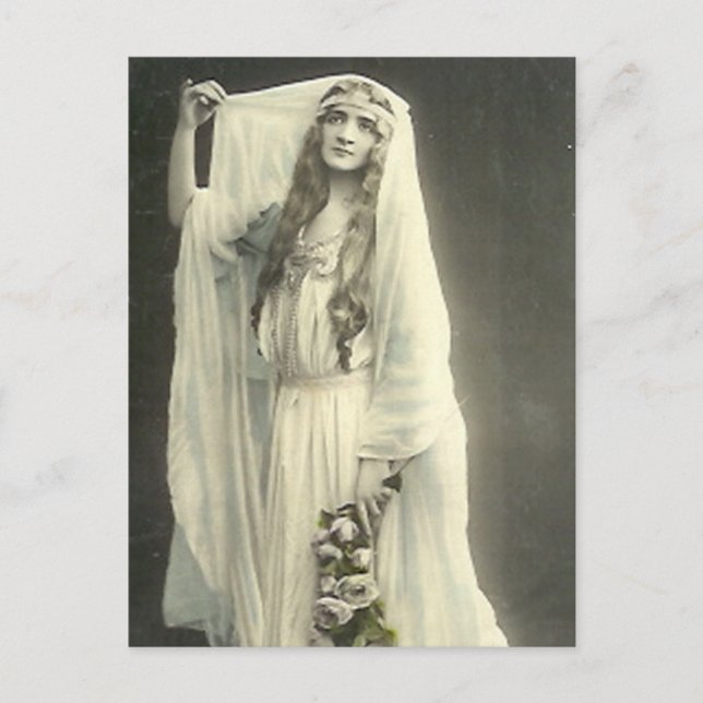 Elegant Vintage Bridal Photography Gifts Postcard (Front)