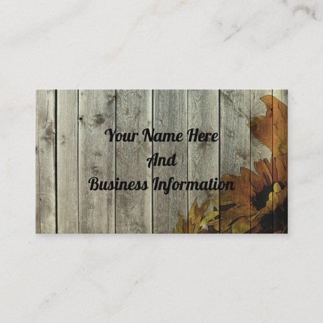Elegant Vintage Business Card (Front)