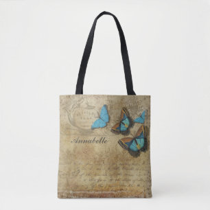 Elegant Vintage Butterfly Spread Your Wings Tote Bag