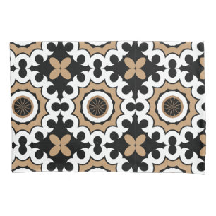 Elegant Vintage Ceramic Mosaic Tile Pillowcase