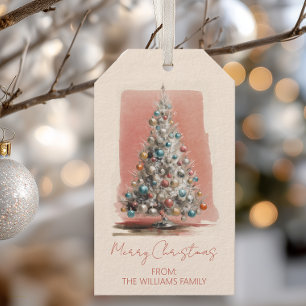Elegant Vintage Christmas Gift Tags
