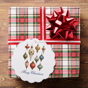 Elegant Vintage Christmas Ornaments Script