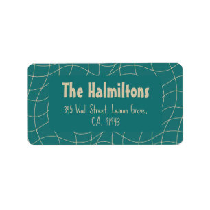 Elegant Vintage Christmas Whimsy Label