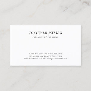 Elegant Vintage Classic Look Elite Design Template Business Card