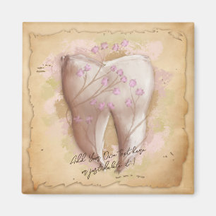 Elegant Vintage Dentist Dental Assistant Gift Magnet