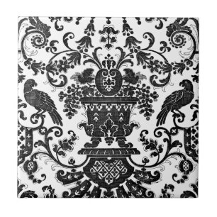 Elegant vintage design ceramic tile