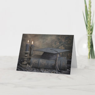 Elegant Vintage Editable For Graduate Graduation Card