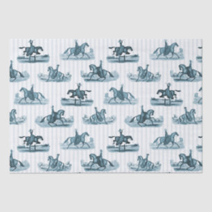 Elegant Vintage English Country Horse Lady Riders  Tissue Paper
