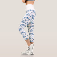 Elegant Vintage Engraved Blue Roses and Ribbons