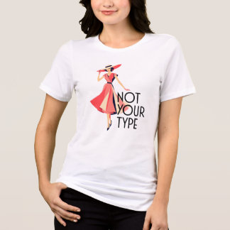 Elegant Vintage Fashion Lady Tri-Blend Shirt