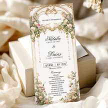 Elegant Vintage Floral and Gold Wedding Ceremony 