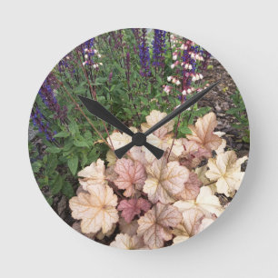 Elegant Vintage Floral Garden Wall Clock
