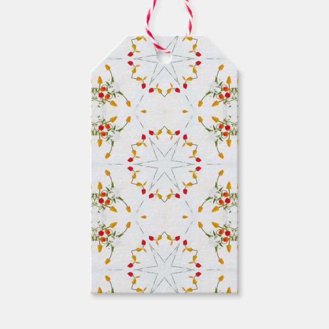 Elegant Vintage Floral Gift Tags (Front)