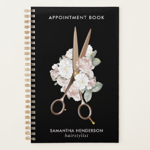 Elegant Vintage Floral Hairstylist Appointment Planner