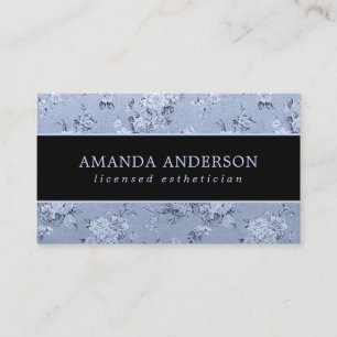 Elegant Vintage Floral Lavender Business Card