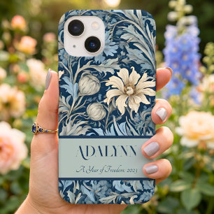 Elegant Vintage Floral Retirement Gifts for Mum Case-Mate iPhone 14 Case
