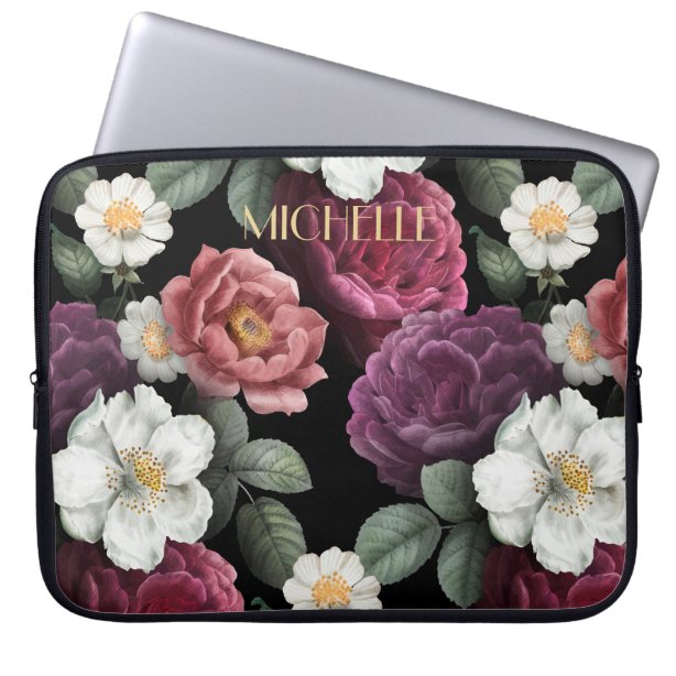 Floral Laptop Sleeves Zazzle UK