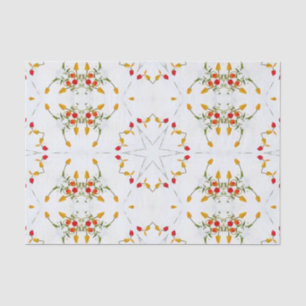 Elegant Vintage Floral Tissue Paper