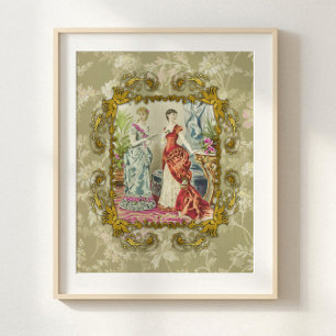 Elegant Vintage French Fashion Decoupage Tissue Pa Paper
