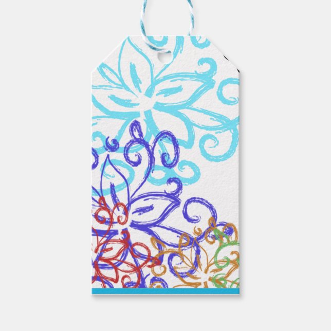 Elegant vintage gift tag design (Front)