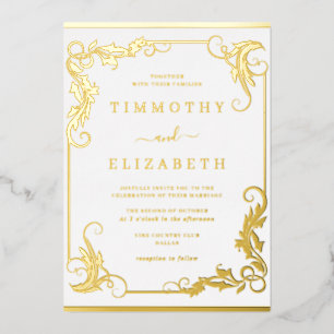 Elegant Vintage Gold Wedding