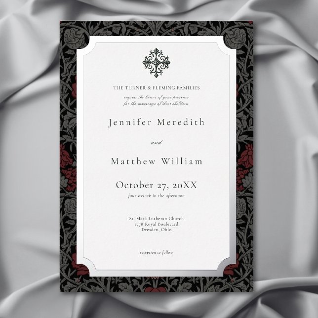 Elegant Vintage Gothic Moody Botanical Wedding (Creator Uploaded)