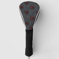 Elegant Vintage Gothic Pattern with Red Roses 