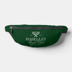 Elegant Vintage Green Country Club Bachelorette Bum Bags