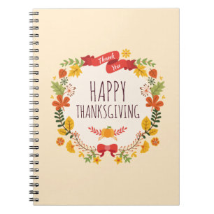 Elegant Vintage Happy Thanksgiving Guest Book