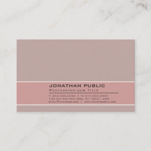 Elegant Vintage Harmonic Colours Professional Plai Business Card