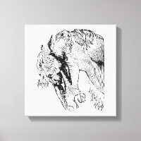 Elegant Vintage Horse Illustration