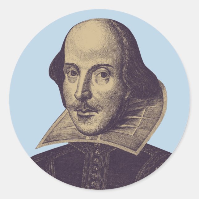 Elegant Vintage-Inspired Shakespeare Envelope Seal (Front)