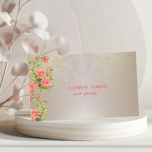 Elegant Vintage ,Lace,Roses Business Card