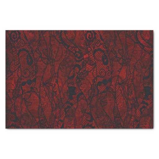 Image of Elegant Vintage Lace Wallpaper Tissue Paper