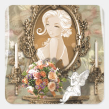 Elegant Vintage Lady design
