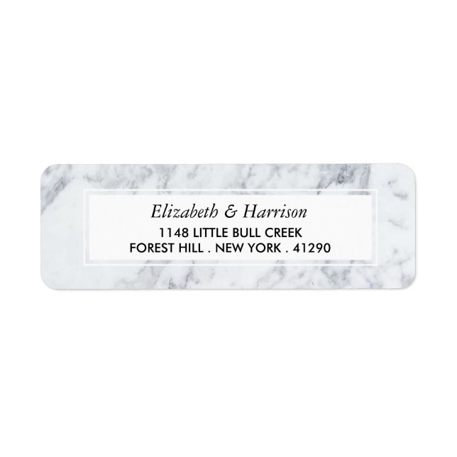 Elegant Vintage Marble Wedding (Front)