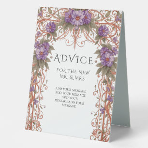 Elegant Vintage Nouveau Wedding Advice