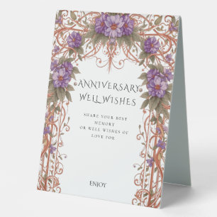 Elegant Vintage Nouveau Wedding Anniversary